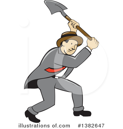 Shovel Clipart #1382647 by patrimonio