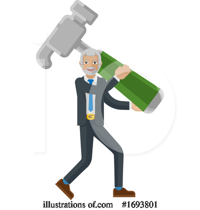 Royalty-Free (RF) Businessman Clipart Illustration by AtStockIllustration - Stock Sample #1693801