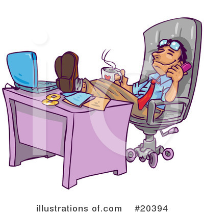 Royalty-Free (RF) Businessman Clipart Illustration by Tonis Pan - Stock Sample #20394