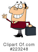 Businessman Clipart #223248 by Hit Toon
