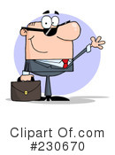 Businessman Clipart #230670 by Hit Toon