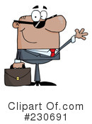 Businessman Clipart #230691 by Hit Toon
