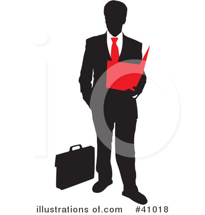 Royalty-Free (RF) Businessman Clipart Illustration by Paulo Resende - Stock Sample #41018