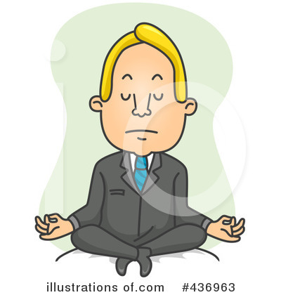 Meditating Clipart #436963 by BNP Design Studio