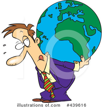 Globe Clipart #439616 by toonaday