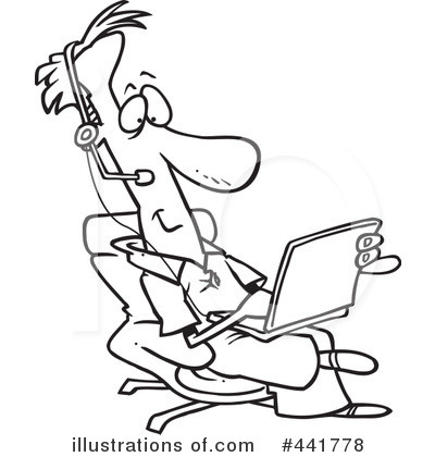 Telemarketing Clipart #441778 by toonaday