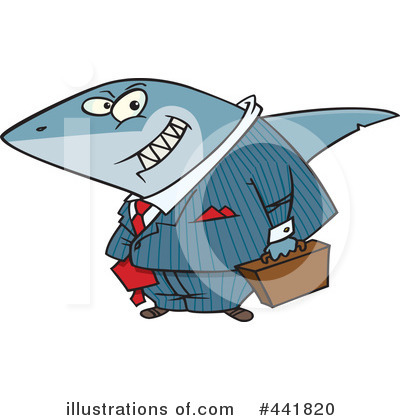Royalty-Free (RF) Businessman Clipart Illustration by toonaday - Stock Sample #441820