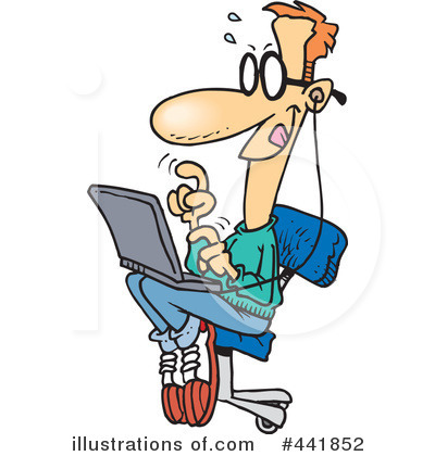 Laptop Clipart #441852 by toonaday