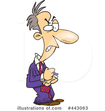 Royalty-Free (RF) Businessman Clipart Illustration by toonaday - Stock Sample #443063