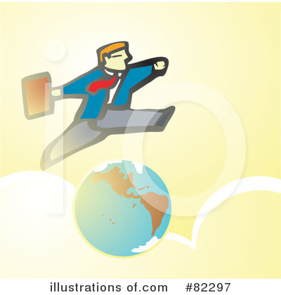 Royalty-Free (RF) Businessman Clipart Illustration by xunantunich - Stock Sample #82297
