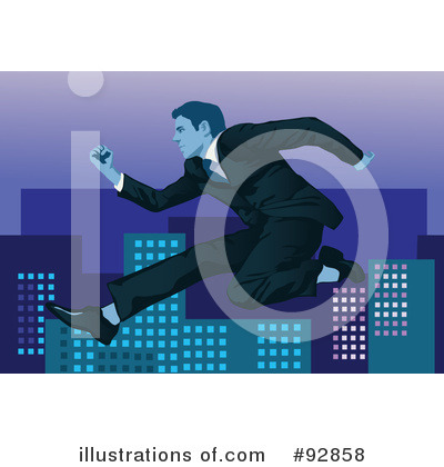 Royalty-Free (RF) Businessman Clipart Illustration by mayawizard101 - Stock Sample #92858