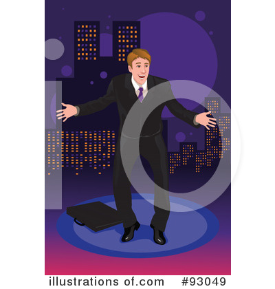 Royalty-Free (RF) Businessman Clipart Illustration by mayawizard101 - Stock Sample #93049