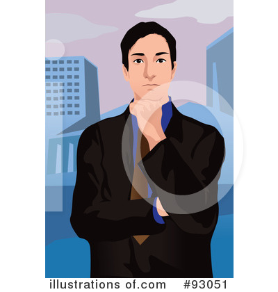 Royalty-Free (RF) Businessman Clipart Illustration by mayawizard101 - Stock Sample #93051