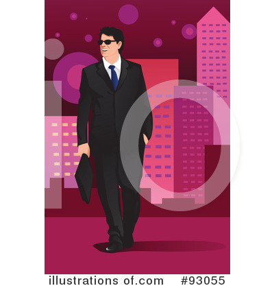 Royalty-Free (RF) Businessman Clipart Illustration by mayawizard101 - Stock Sample #93055