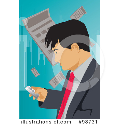 Royalty-Free (RF) Businessman Clipart Illustration by mayawizard101 - Stock Sample #98731