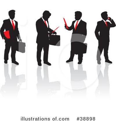 Royalty-Free (RF) Businessmen Clipart Illustration by Paulo Resende - Stock Sample #38898