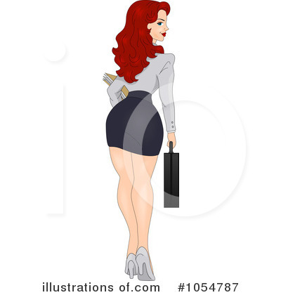 Royalty-Free (RF) Businesswoman Clipart Illustration by BNP Design Studio - Stock Sample #1054787