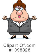 Businesswoman Clipart #1098326 by Cory Thoman