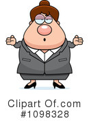 Businesswoman Clipart #1098328 by Cory Thoman