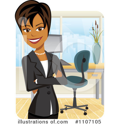 Office Clipart #1107105 by Amanda Kate