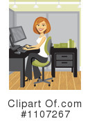 Businesswoman Clipart #1107267 by Amanda Kate