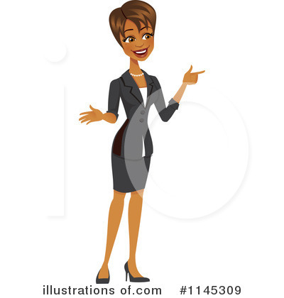 Royalty-Free (RF) Businesswoman Clipart Illustration by Amanda Kate - Stock Sample #1145309