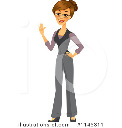 Businesswoman Clipart #1145311 by Amanda Kate