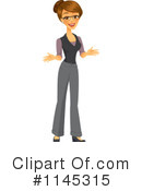 Businesswoman Clipart #1145315 by Amanda Kate
