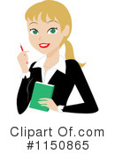 Businesswoman Clipart #1150865 by Rosie Piter