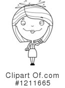 Businesswoman Clipart #1211665 by Cory Thoman