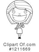 Businesswoman Clipart #1211669 by Cory Thoman