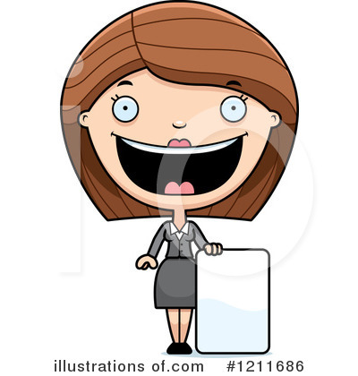 Businesswoman Clipart #1211686 by Cory Thoman
