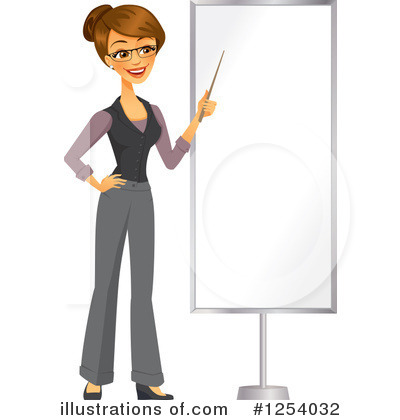 Royalty-Free (RF) Businesswoman Clipart Illustration by Amanda Kate - Stock Sample #1254032