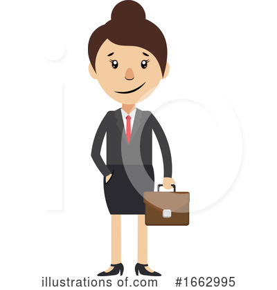 Royalty-Free (RF) Businesswoman Clipart Illustration by Morphart Creations - Stock Sample #1662995