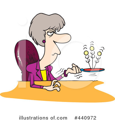 Royalty-Free (RF) Businesswoman Clipart Illustration by toonaday - Stock Sample #440972