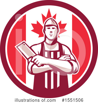 Canadian Flag Clipart #1551506 by patrimonio