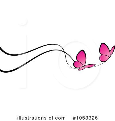 Royalty-Free (RF) Butterflies Clipart Illustration by elena - Stock Sample #1053326