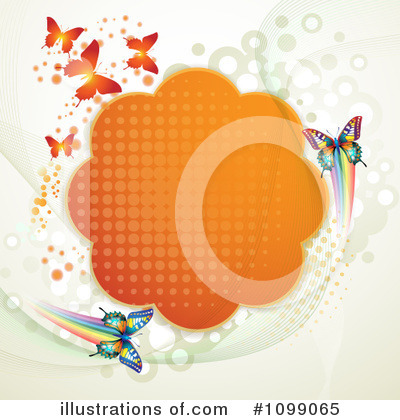 Royalty-Free (RF) Butterflies Clipart Illustration by merlinul - Stock Sample #1099065