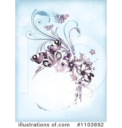 Royalty-Free (RF) Butterflies Clipart Illustration by TA Images - Stock Sample #1103892