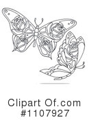 Butterflies Clipart #1107927 by LoopyLand