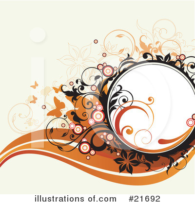 Royalty-Free (RF) Butterflies Clipart Illustration by OnFocusMedia - Stock Sample #21692