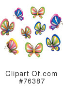 Butterflies Clipart #76387 by BNP Design Studio