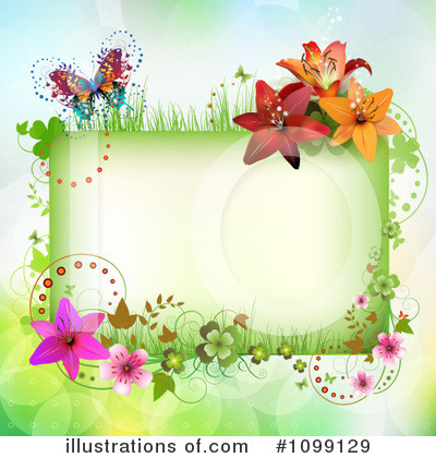 Royalty-Free (RF) Butterfly Background Clipart Illustration by merlinul - Stock Sample #1099129