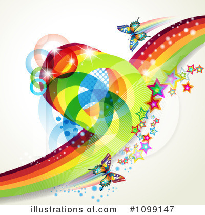 Royalty-Free (RF) Butterfly Background Clipart Illustration by merlinul - Stock Sample #1099147