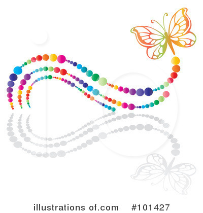 Royalty-Free (RF) Butterfly Clipart Illustration by MilsiArt - Stock Sample #101427