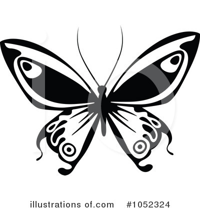 Royalty-Free (RF) Butterfly Clipart Illustration by dero - Stock Sample #1052324