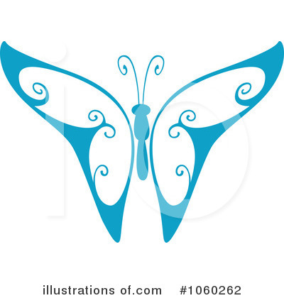 Royalty-Free (RF) Butterfly Clipart Illustration by Vector Tradition SM - Stock Sample #1060262