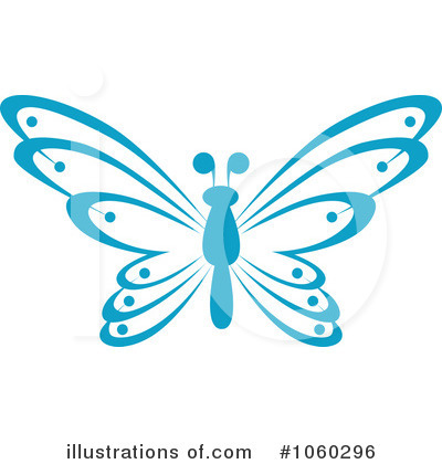 Royalty-Free (RF) Butterfly Clipart Illustration by Vector Tradition SM - Stock Sample #1060296
