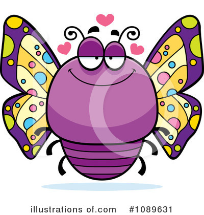 Royalty-Free (RF) Butterfly Clipart Illustration by Cory Thoman - Stock Sample #1089631