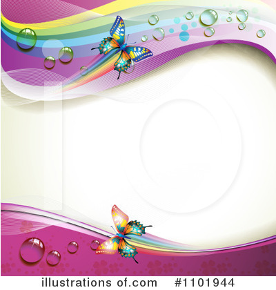 Royalty-Free (RF) Butterfly Clipart Illustration by merlinul - Stock Sample #1101944